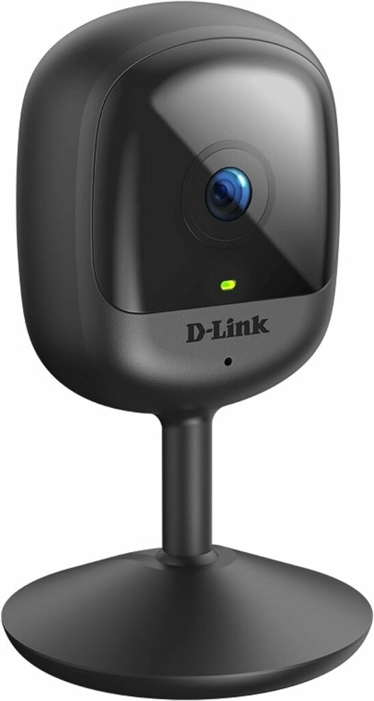 D-Link DCS-6100LH mydlink Compact Full HD Wi-Fi Camera met Nachtzicht, Bewegings-/Geluidsdetectie, App / Cloud Video Recording, ONVIF, Alexa, Google Assistant, WPA3