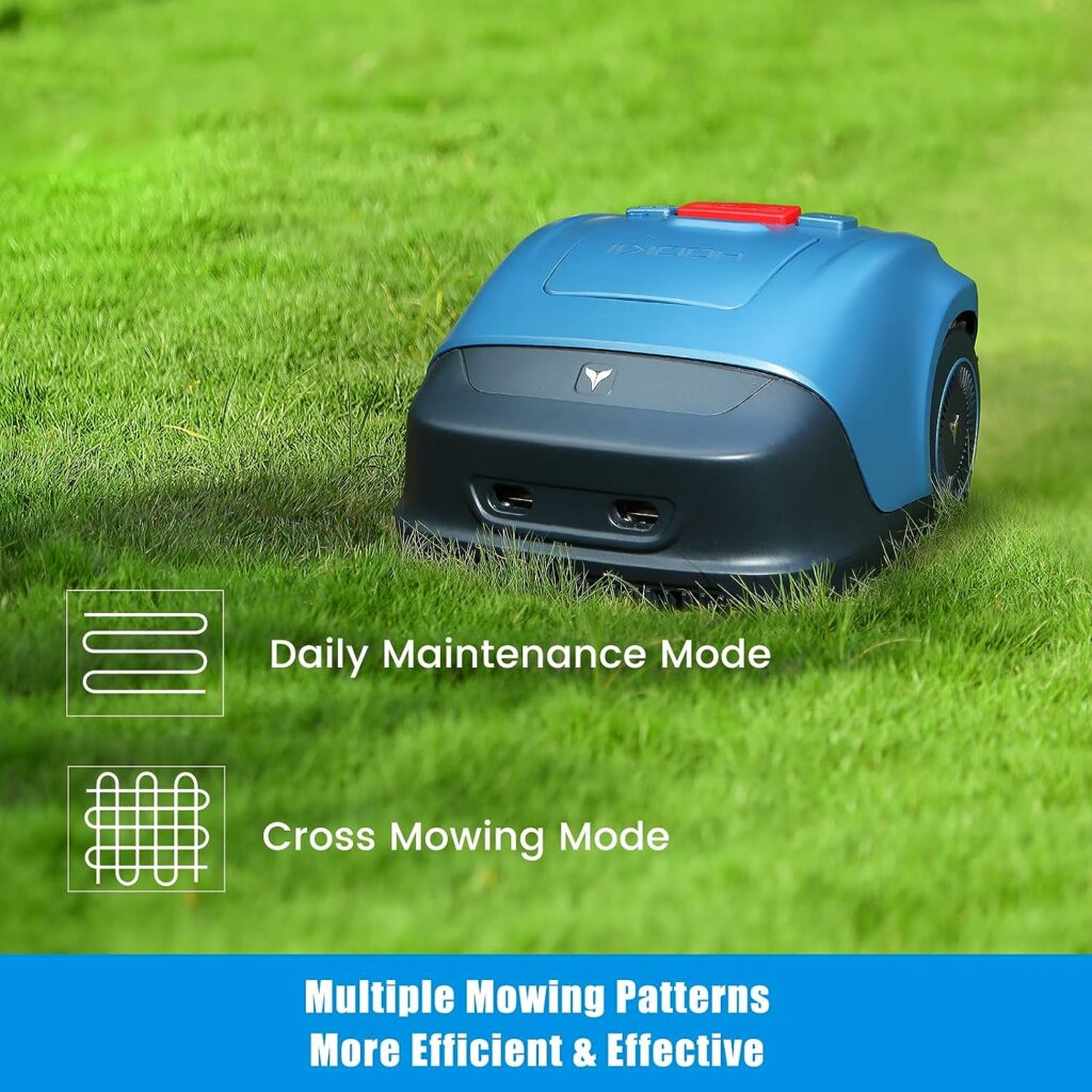 HOOKII Neomow S Robotmaaier, tot 1000 m², Parallel Maaien, Opnieuw Mowing En Automatisch Opladen, 4G/Wifi/Bluetooth, 4400 mAh Grote Accu Grasmaaierrobots,Anti-verlies (4G-versie)
