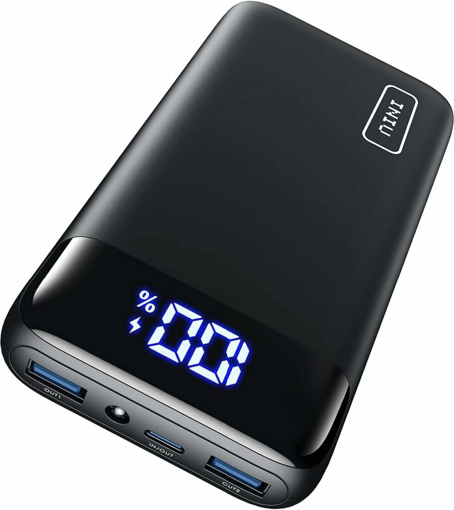 INIU Power Bank, 20000mAh Externe Accu USB C in out Hoge-Snelheid Powerbank, PD 3.0 QC 4.0 22.5W met Zaklamp Draagbare Oplader voor iPhone 14 13 12 Pro Max Samsung S21 iPad etc