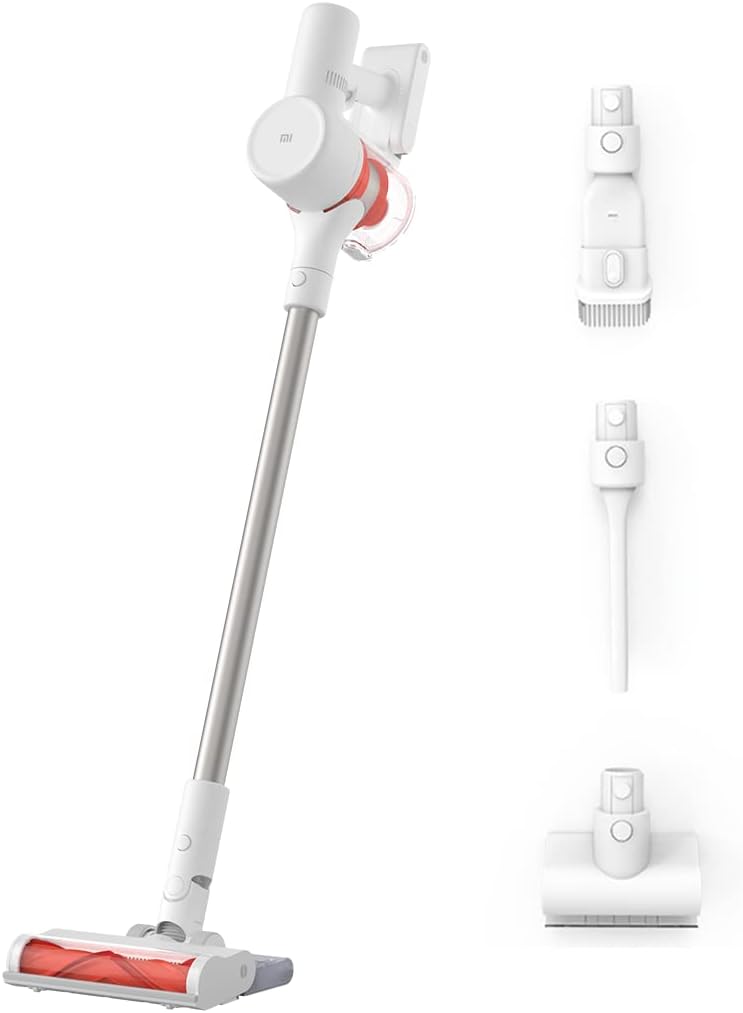 Xiaomi Mi Vacuum Cleaner G10 DE-versie draadloze stofzuiger (4 modi: Eco, Standard, Max, Auto; 79db; 5-traps wasbaar filter; TFT-kleurendisplay), wit