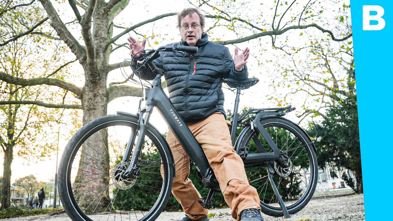 Tenways ego t e-bike wordt gereviewd door David van Bright